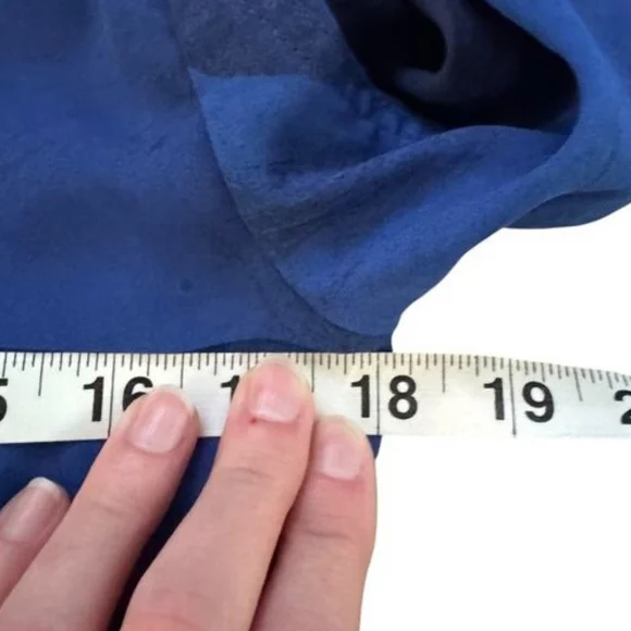 Aritzia Babaton Draped Trench Coat Blue - Picture 6 of 8